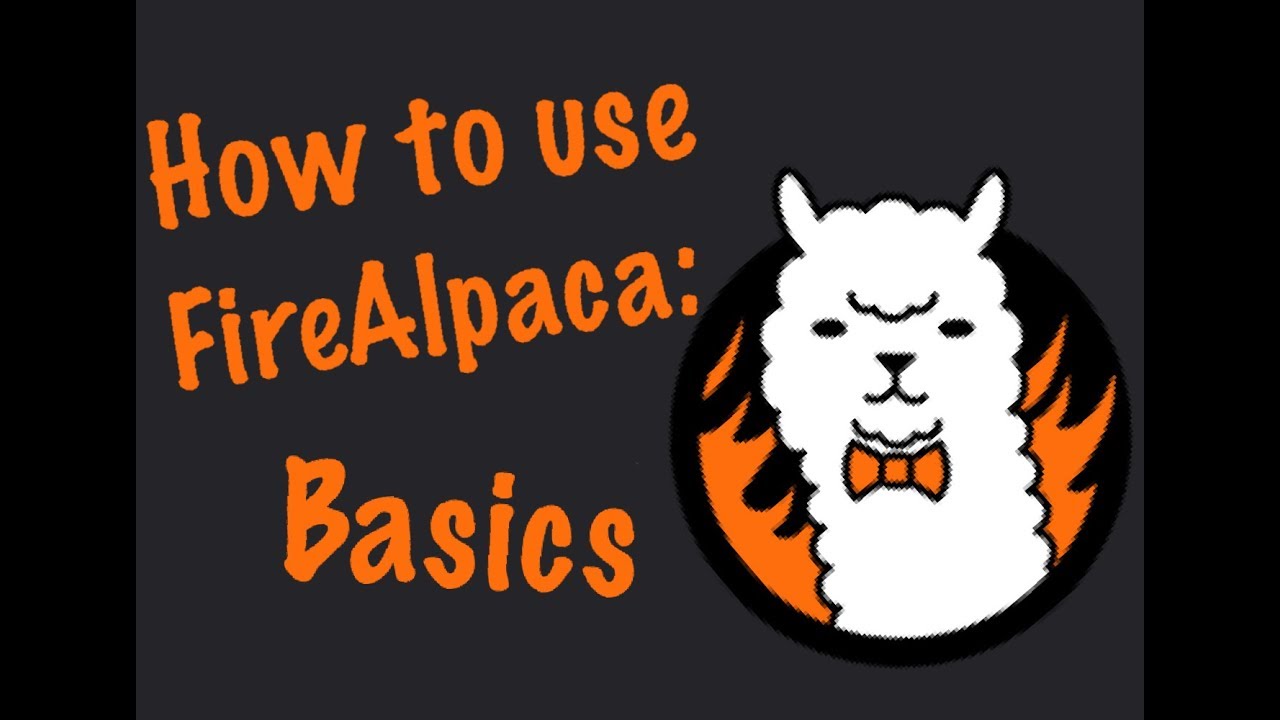 How to use FireAlpaca: Basics