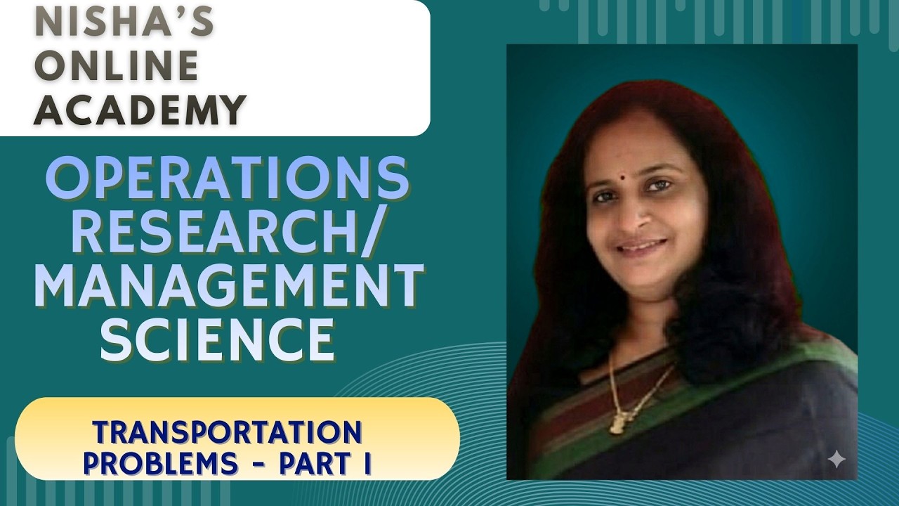 Transportation Problems Made Easy | Operations Research | Management Science | Part 1