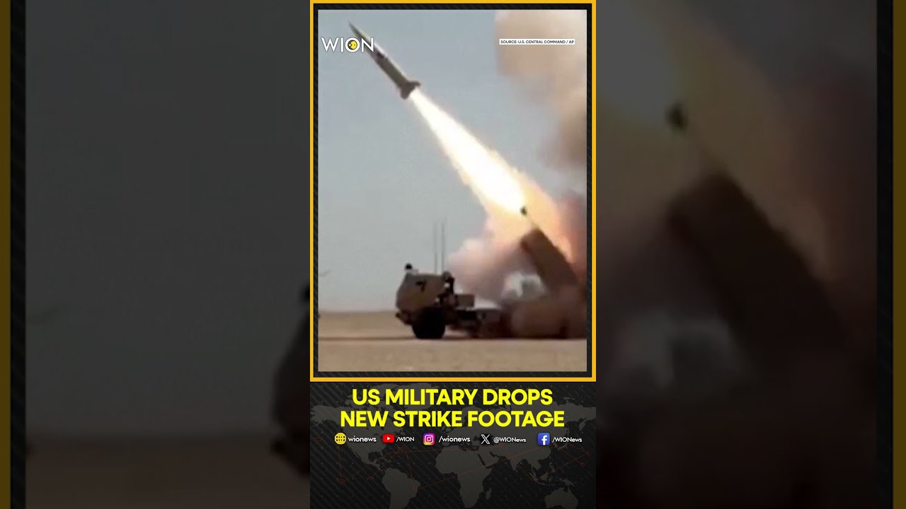 US & Israel Attack Iran: US Military Releases Videos Said To Show Wave Of Strikes On Iran | Shorts