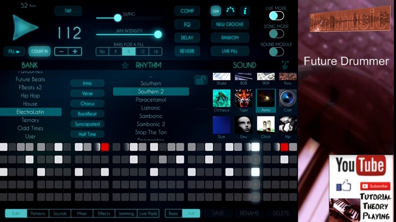 Future Drummer 112bpm 4/4