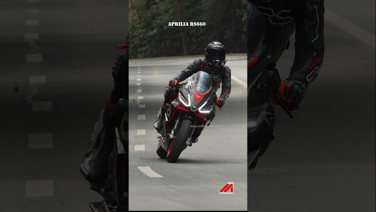 Aprilia RS660 #shorts #rider #motorcycle #sound #bikelife #moto #shortvideo #trending #bike ride fyp