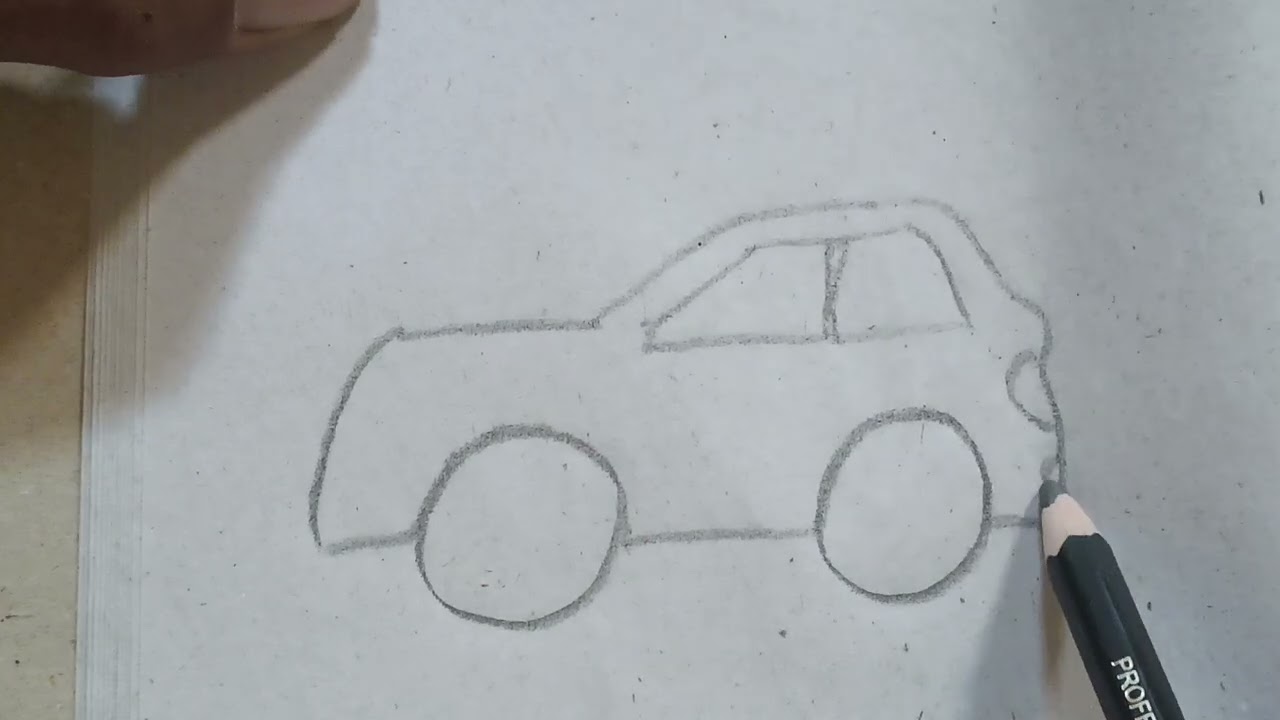 Easy Drawing car 🚗 for kids 