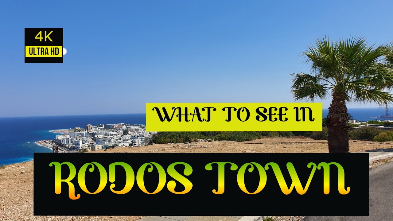 [4K] 🇬🇷 Walking in RHODES TOWN ! What to see in RHODOS | Greece Travel Guide