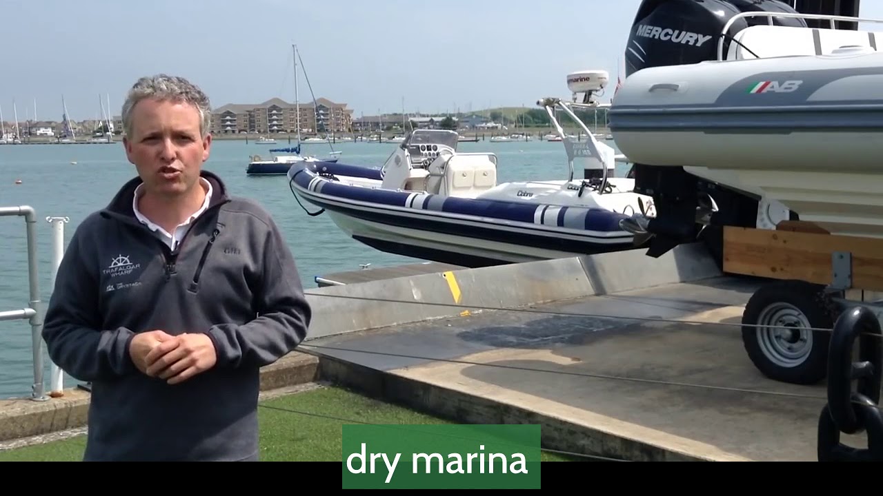 Trafalgar Wharf Marina and swinging Moorings in Portsmouth Harbour