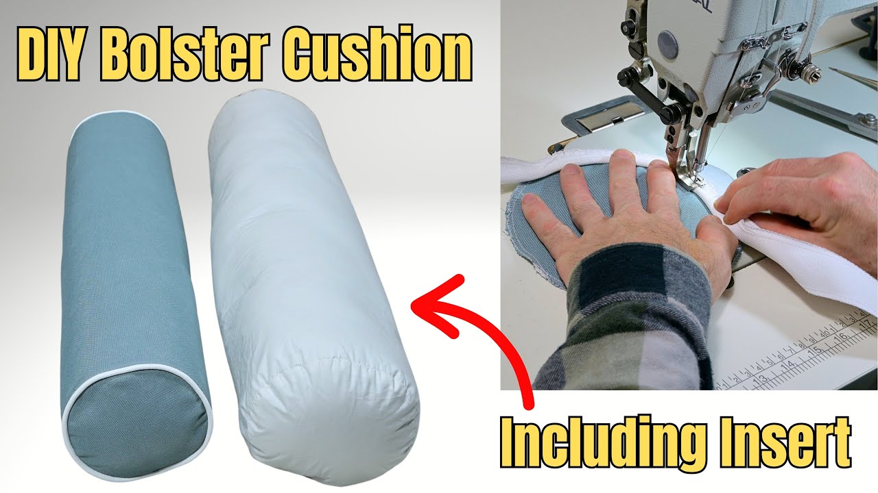 Cutting and Sewing a Bolster Cushion Cover and Soft Fill Insert