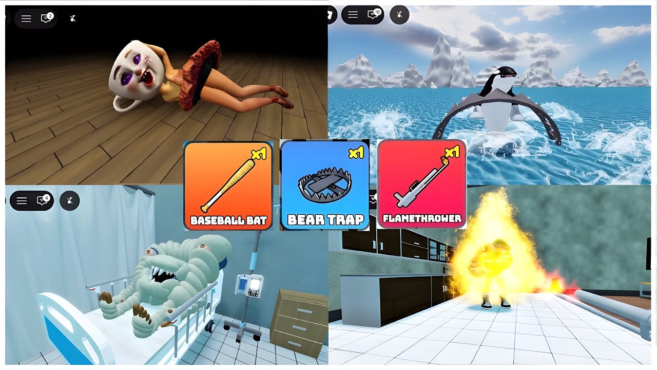 Roblox Enter Brainrot: Six Seven, Ballerina, Orcalelo orcala, Udin Din Dun