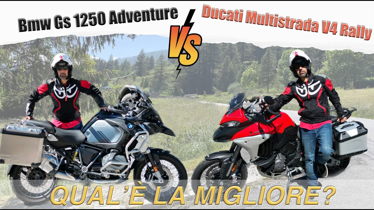 Comparativa Ducati Multistrada V4 Rally vs Bmw Gs 1250 Adventure: chi vincerà?