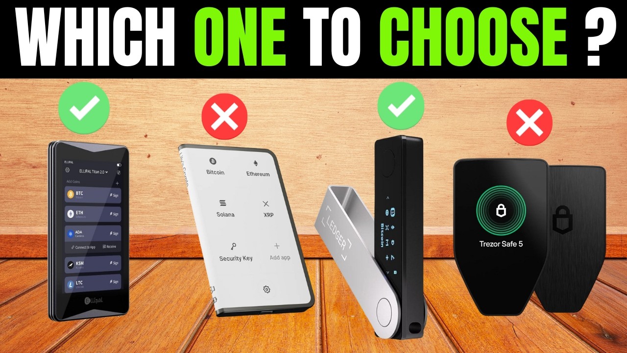 ✅10 Best CRYPTO Safe Cold Hardware WALLETS [2026]🔒Secure Storage Bitcoin & Solana For Beginner & Pro