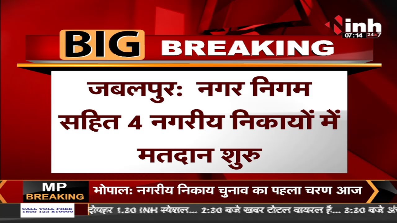 MP Nikay Chunav 2022 || पहले चरण का मतदान जारी, ग्राउंड जीरो पर पहुंची INH 24X7 की टीम