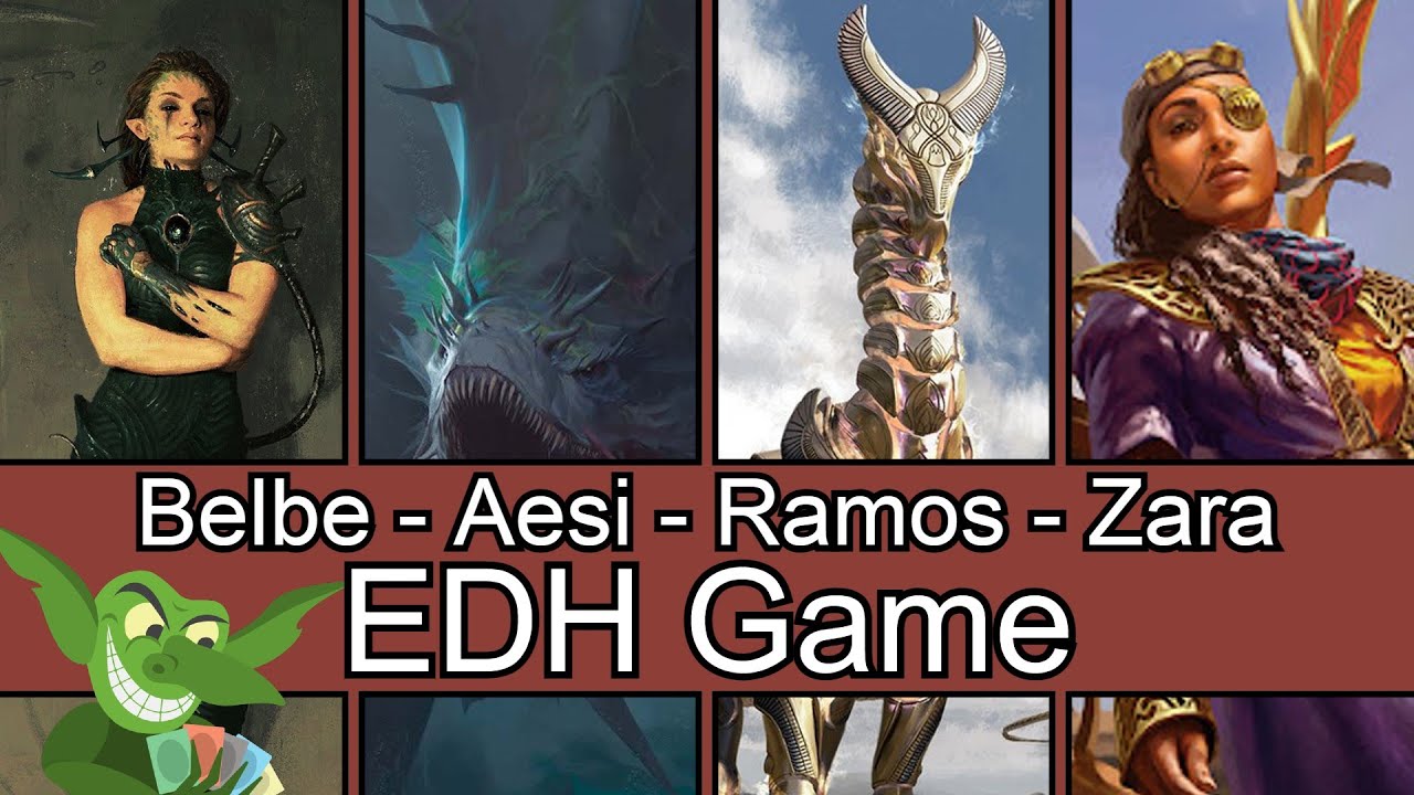 Belbe vs Aesi vs Ramos vs Zara EDH / CMDR game play for Magic: The Gathering