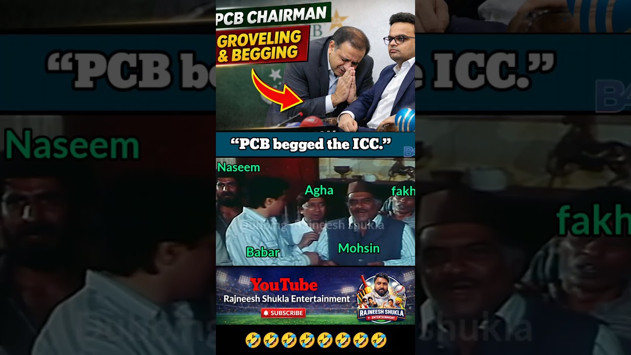 &ldquo;PCB begged the ICC.&rdquo; funny 🤣 #shorts #rajneeshshukla #indiavspakistan #icc  #pcb #t20worldcup2026