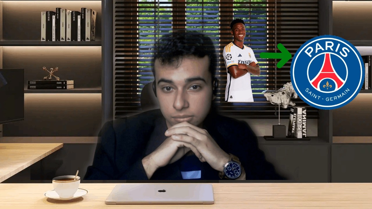 ASMR FUTBOL PSG LO FICHA A VINICIUS COMO REEMPLAZO DE MBAPPE