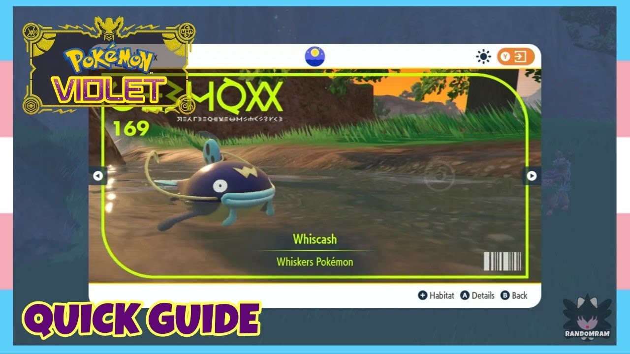 Where To Catch Whiscash In Pokemon Scarlet & Violet | Location Quick Guide