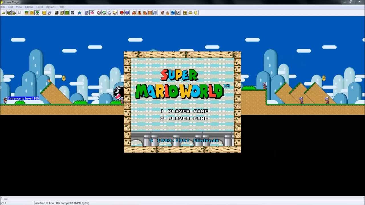 Super Mario World Hacking Tutorials - Custom Title/Intro