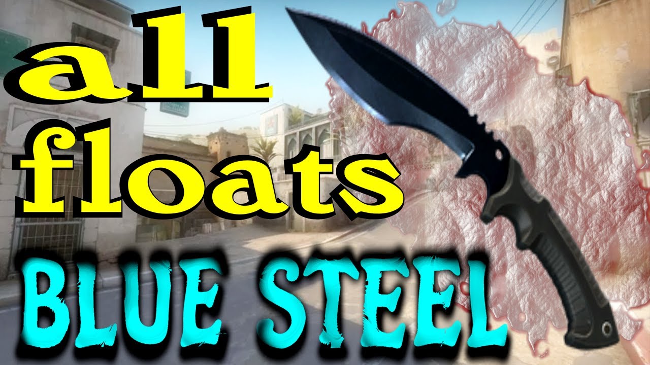 ★ CS2 Kukri Knife Blue Steel all floats | CS2 Knife In-Game #counterstrike