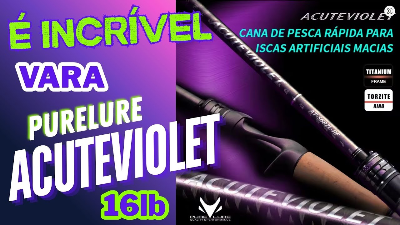 Vara PURELURE ACUTEVIOLET - Alta qualidade e preço baixo #aliexpress