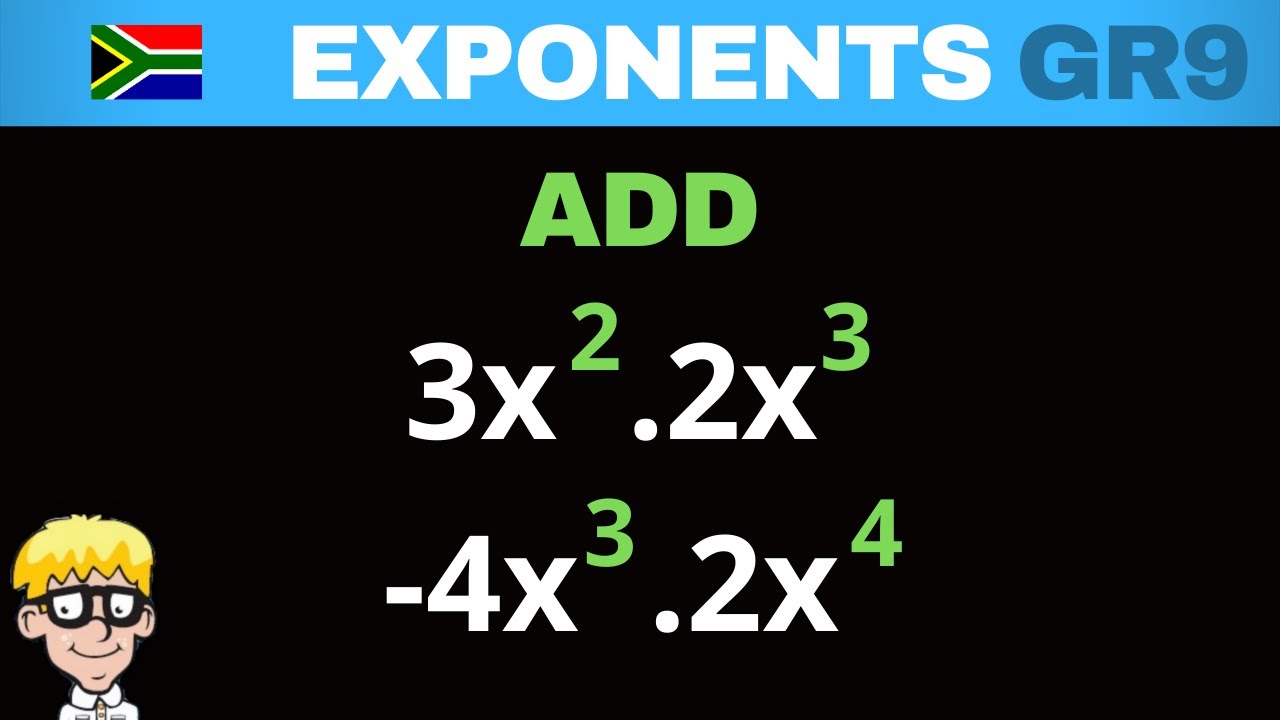 Grade 9 Exponents: Addition Rule