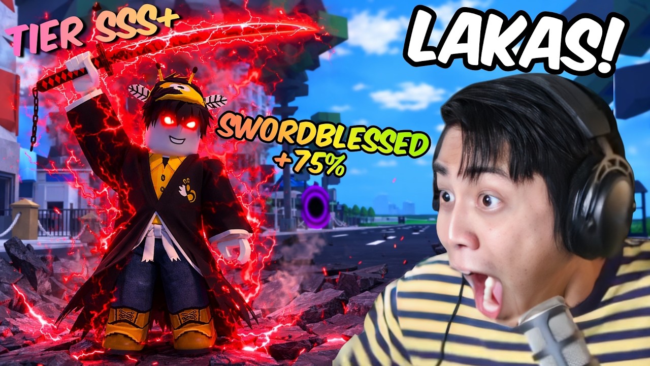 SAILOR PIECE | GRABE! SWORDBLESSED RACE 1 HIT LAHAT! SOBRANG LAKAS!