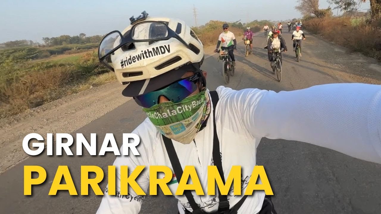 Girnar Cycle Parikrama Dream Come true 400 plus cyclist in Junadadh Jay Girnari 