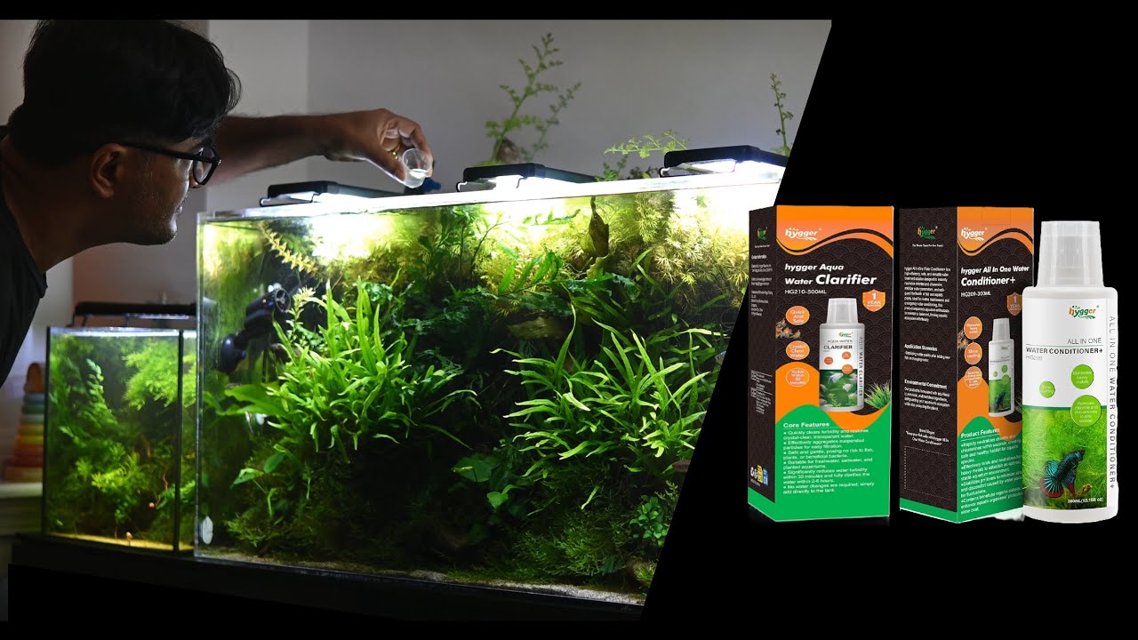 Aquarium Products Review HG210 aquarium water clarifier & HG209 aquarium water conditioner