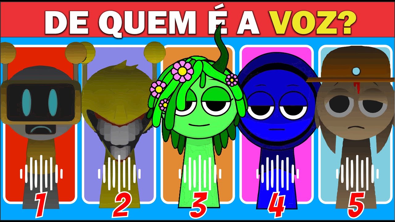 👁️🎧 INCREDIBOX SPRUNKI | ADIVINHE O PERSONAGEM PELO SOM!