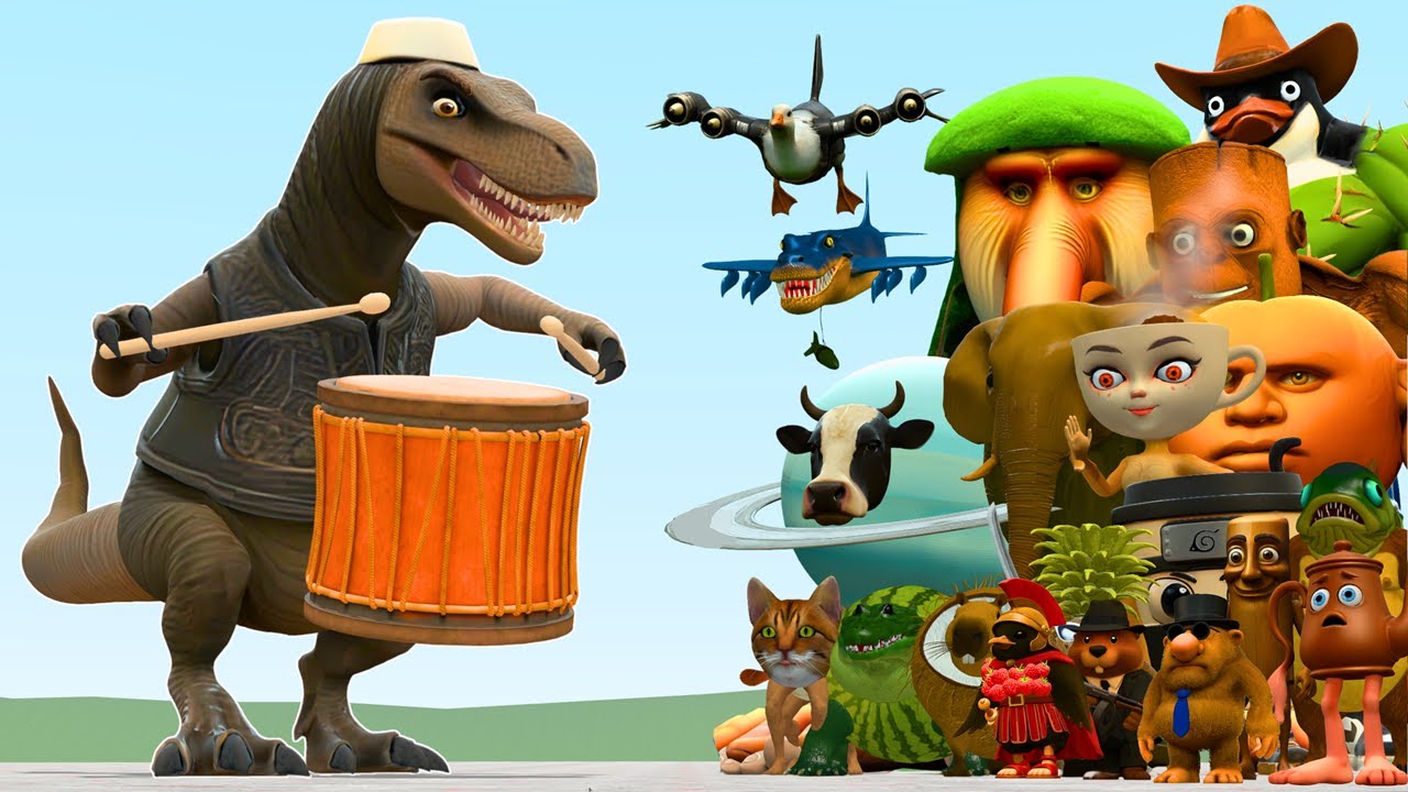 I FOUND DINO SAHUR ITALIAN AI BRAINROT MEMES In Garry's Mod