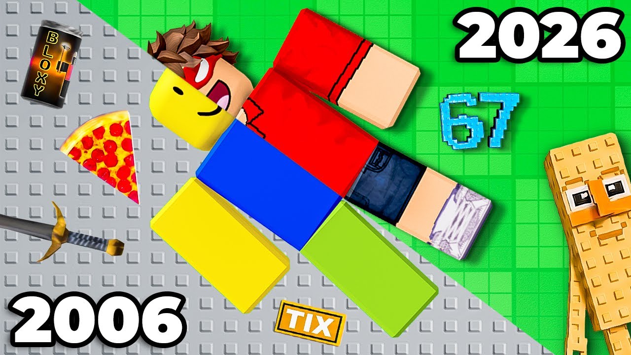 I Tried 1 Roblox Game From EVERY YEAR