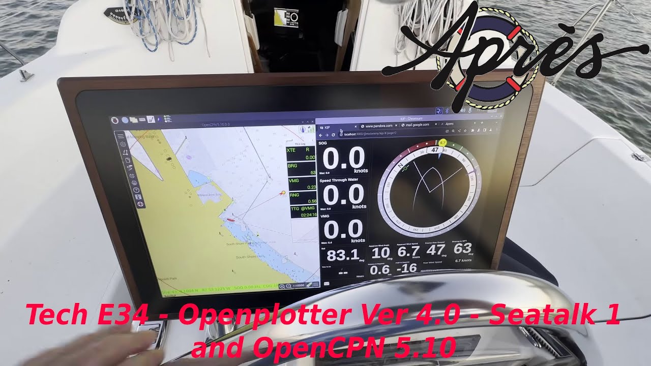 Raspberry Pi5, Openplotter версии 4.0 &mdash; Seatalk 1 и OpenCPN 5.10 &mdash; Tech EP34 &mdash; Apr&egrave;s Sail