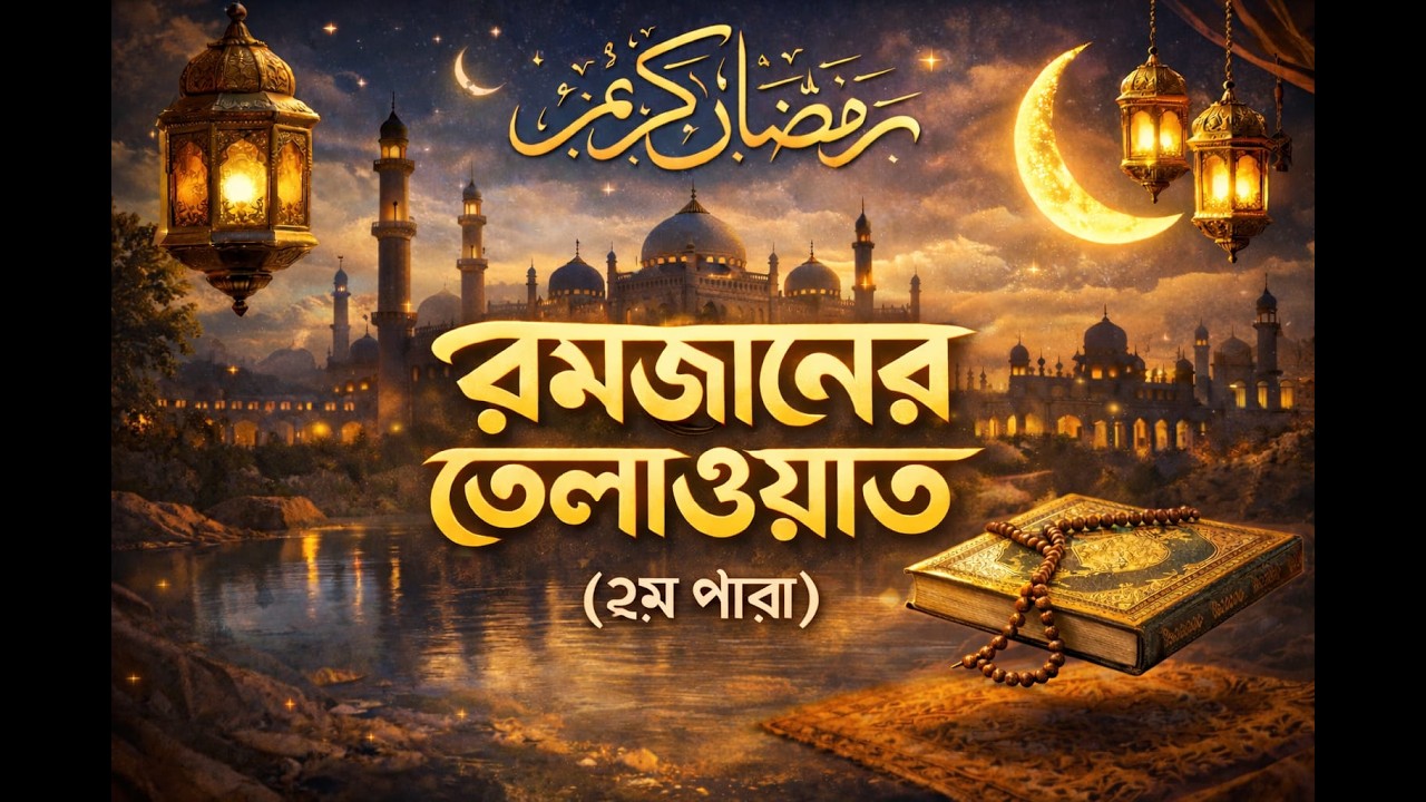 🌙 রমযানের তেলাওয়াত |২য় পারা। আজ শুনুন পবিত্র কুরআনের ২য় পারা তেলাওয়াত।