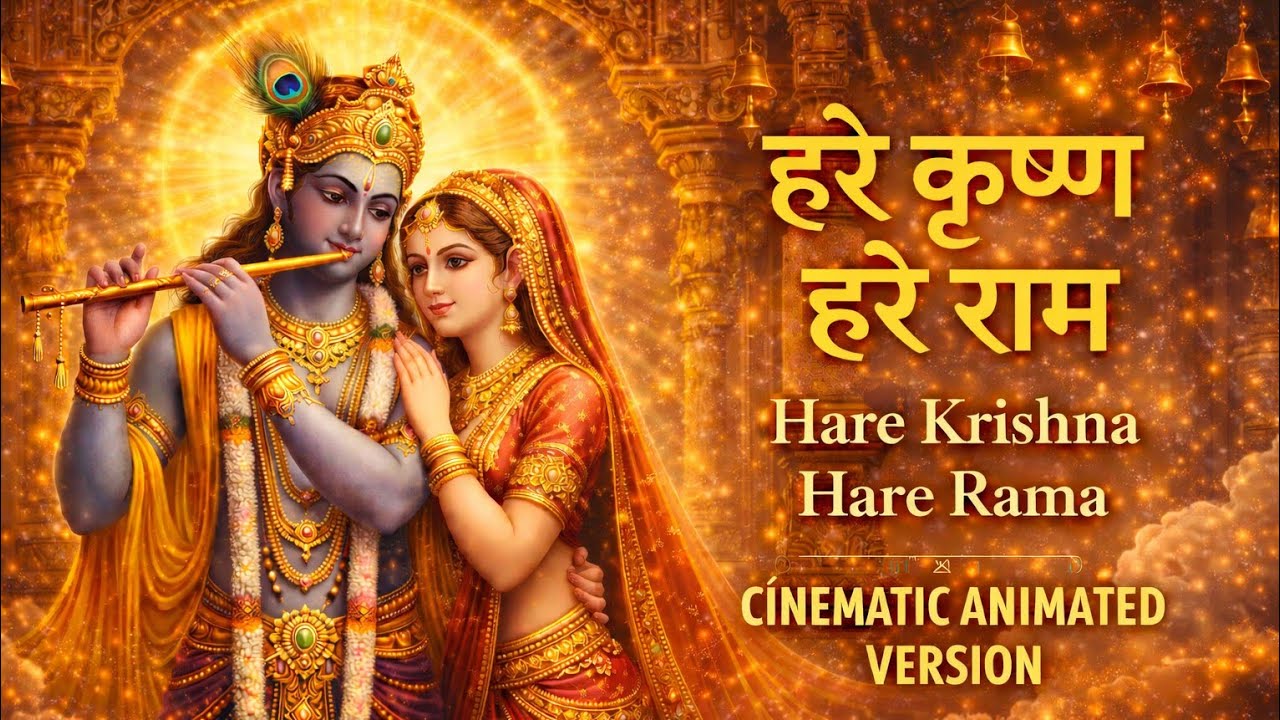 Hare Krishna Hare Rama | Peaceful Devotional Chant | Meditation Mantra for Inner Healing
