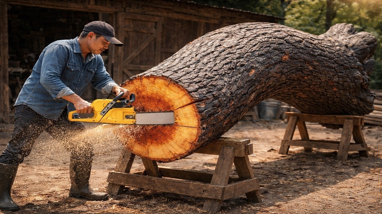 This Warped Piece of Wood Was Forgotten… Until It Became Something Incredible