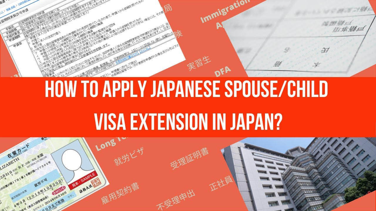How to Apply Japanese Spouse/Child Visa Extension in Japan?