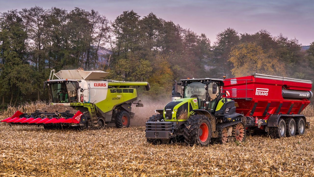 🌽Zber kukurice 2025 | Claas Lexion 780TT | Claas Axion 960TT