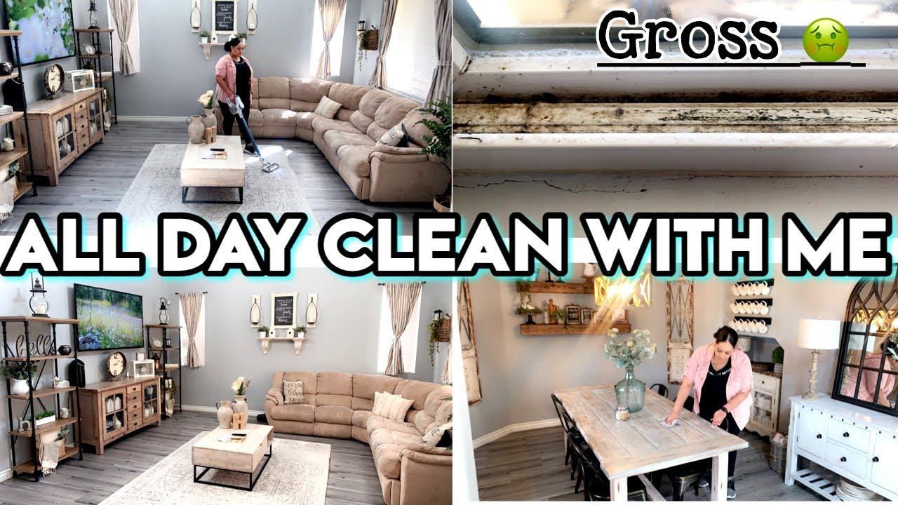 NEW! DEEP CLEAN WITH ME | PRE SPRING CLEANING | EXTREME CLEANING MOTIVATION | ALL DAY CLEAN WITH ME