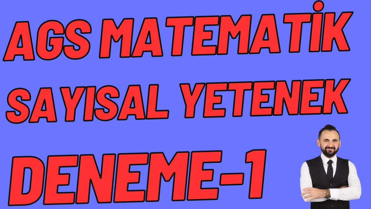 AGS Sayısal Yetenek Deneme -1 | AGS Matematik Sayısal Yetenek | Marka Yayınları 