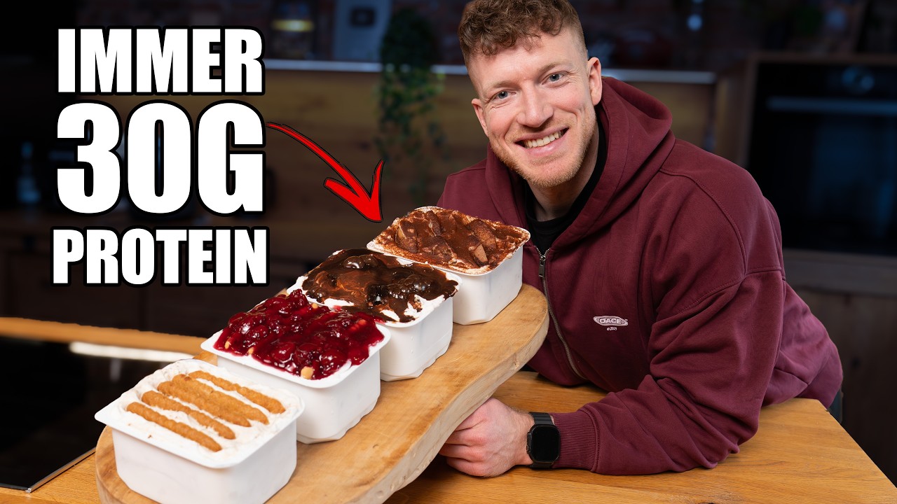 Viraler 2 Minuten Cheesecake in 4 Varianten! (Viel Protein & echt köstlich!) 