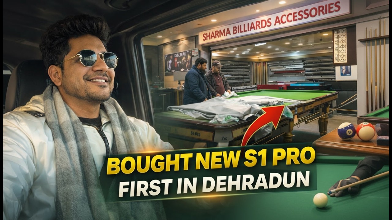 Dehradun Ki Pehli S1 Pro | BEST SNOOKER TABLE !!!