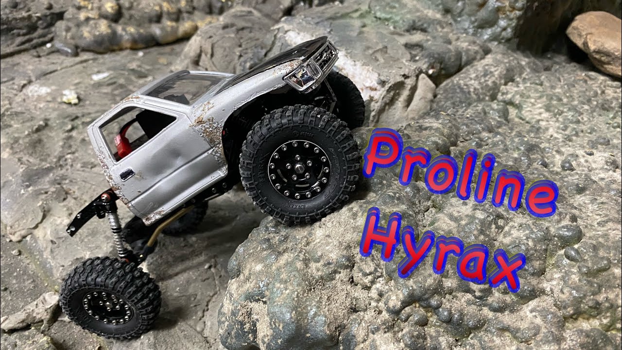 Proline Hyrax 1.0 tires for the SCX24! First look and short run