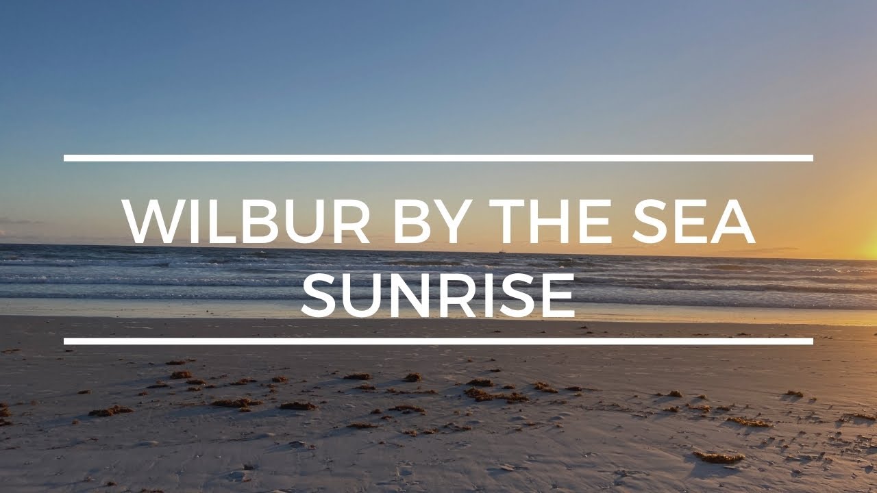 Sunrise over Wilbur By The Sea, Florida | Ocean wave sounds