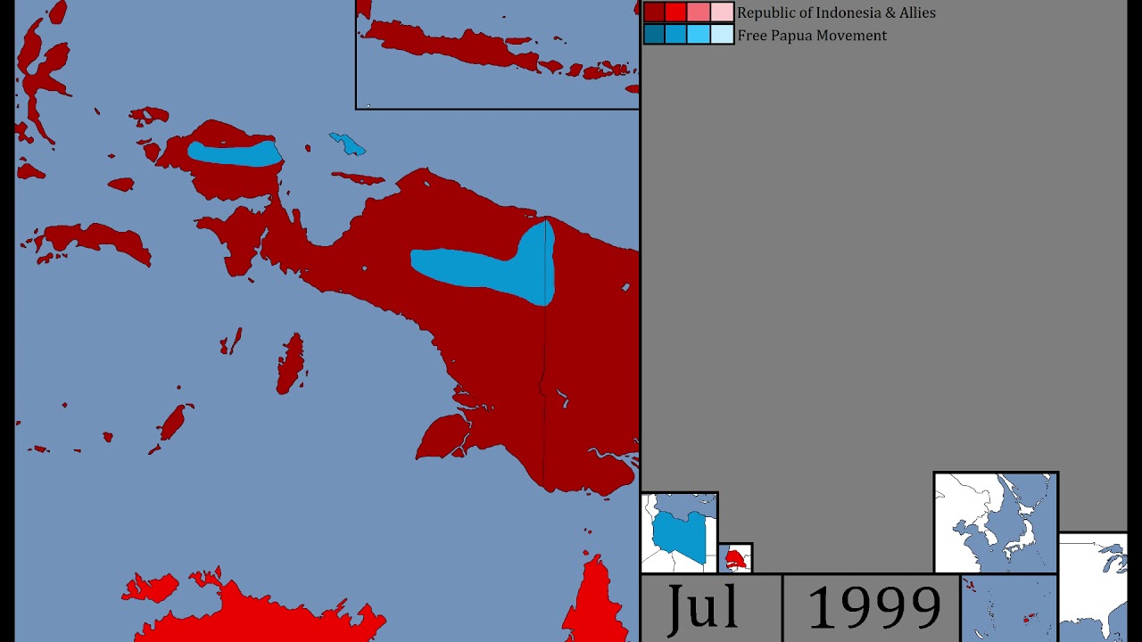 Papuan Conflict - Every Month (1961-Present)