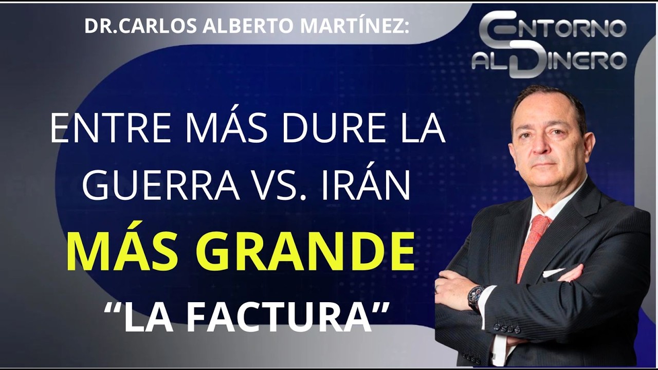 DR CARLOS ALBERTO MARTINEZ considera que entre más largo sea el conflicto contra IRÁN más profundas