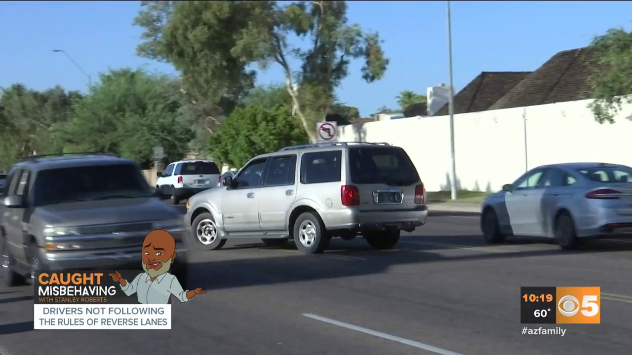 Caught Misbehaving: Drivers not following the rules of reverse lanes
