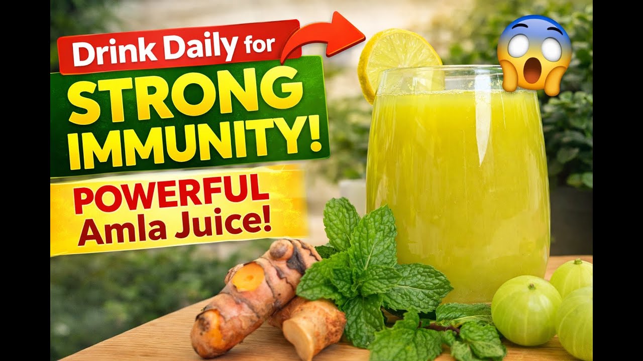 🥤 Amla Juice Benefits You Must Know! | Immunity Booster Drink | Healthy Morning Drink