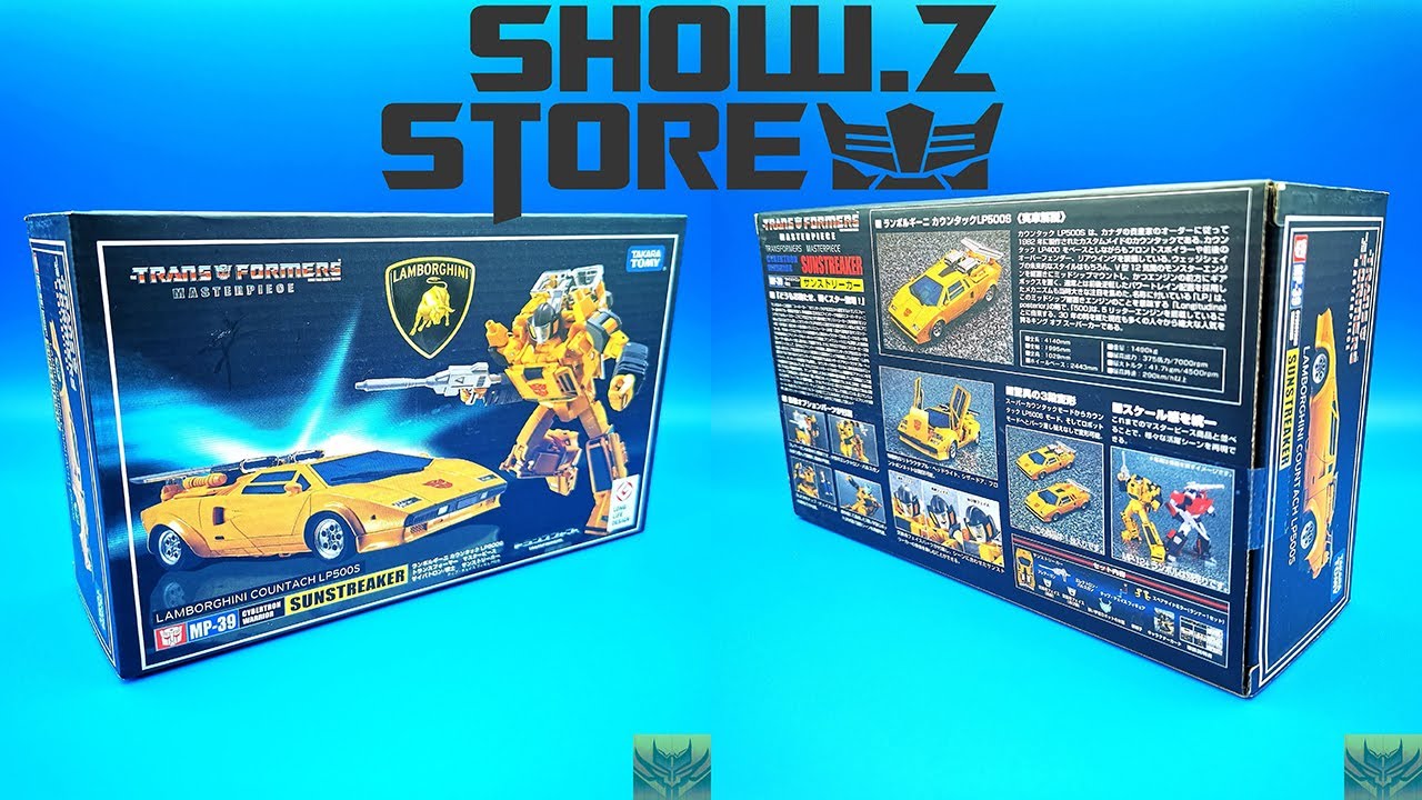 Transformers 4th Party MP39 MP-39 Masterpiece Sunstreaker SPANISH REVIEW