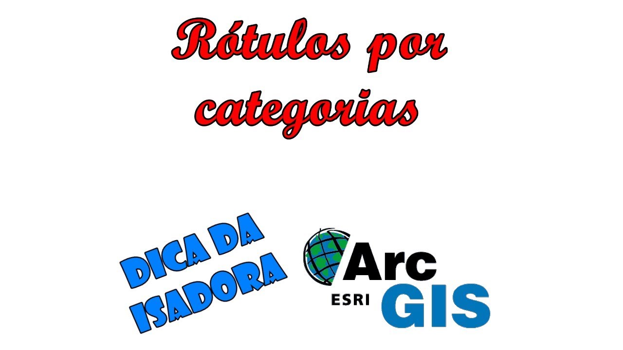 Tutorial ArcGIS - Rótulos de diferentes estilos (agrupado pela simbologia) - Label group by symbol
