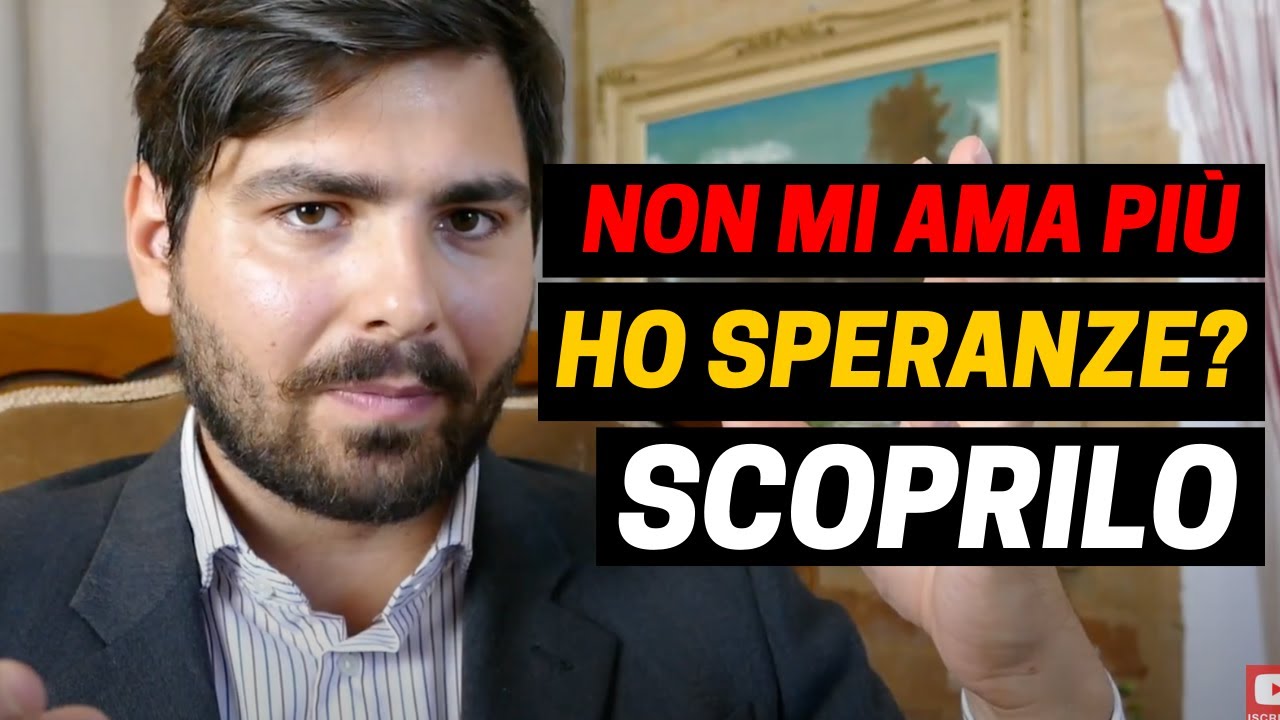 Lei NON mi ama pi&ugrave;, posso ancora riconquistarla ?