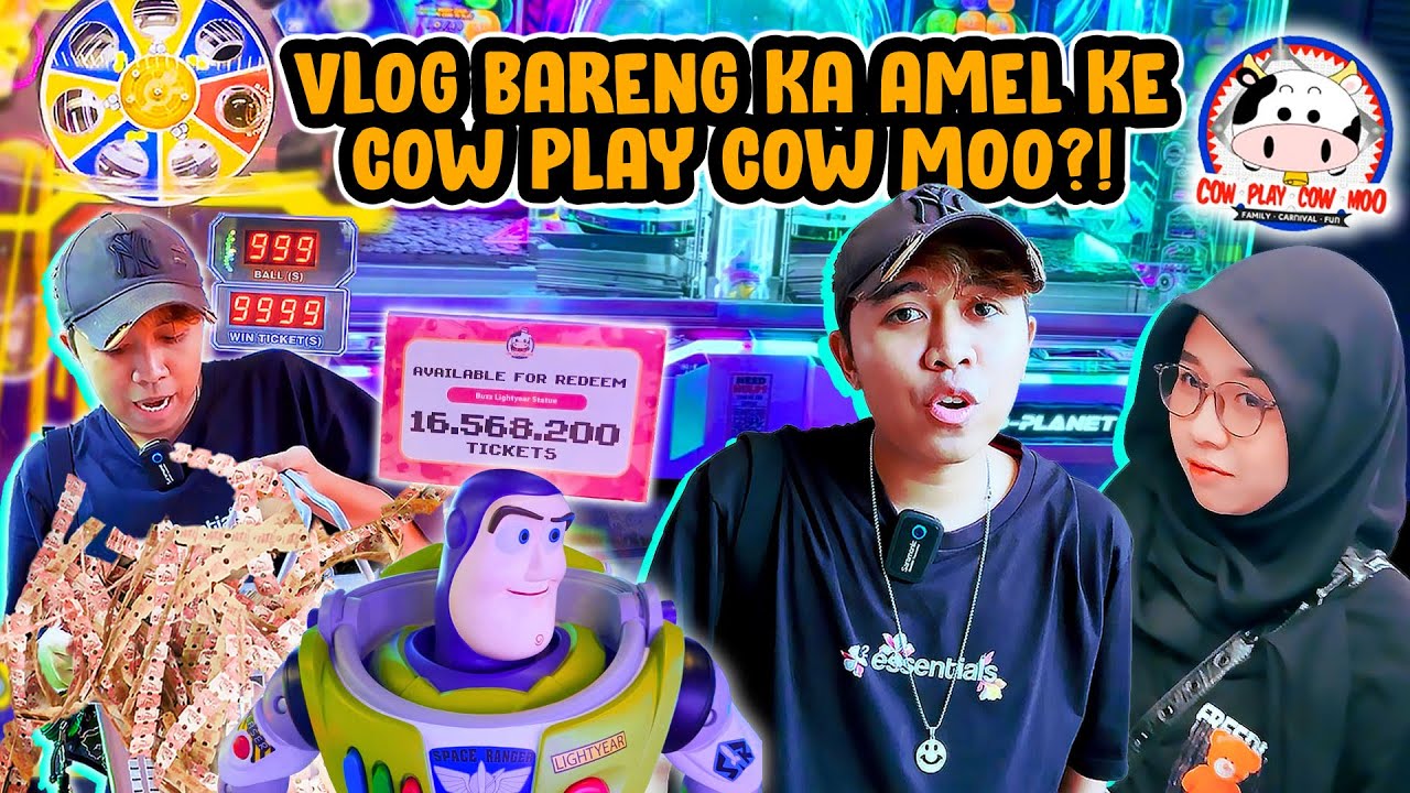 VLOG BARENG KA AMEL KE COW PLAY COW MOO?! GOKIL COY AUTO BORONG TIKET!!