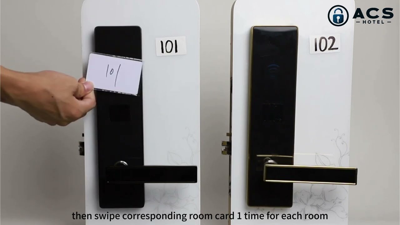 How to Program Hotel Door Lock in Prousb Hotel Card System? |  ACSHotel D8-M1Hotel Lock System Guide