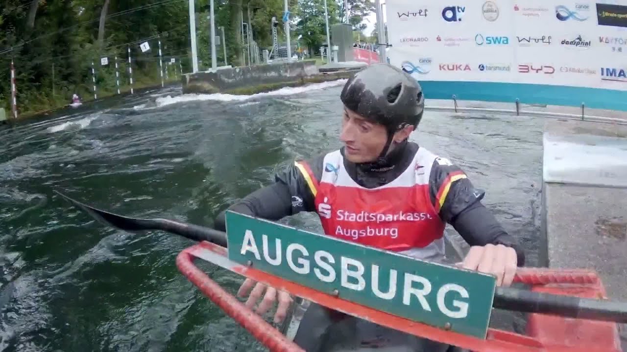 Noah Hegge Germany Men&rsquo;s Kayak Final / 2025 ICF Canoe Slalom World Cup Augsburg