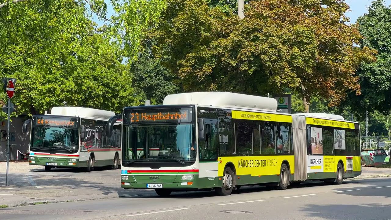 #453 MAN A23 Lion‘s City G NG313 CNG |great Kickdowns + loud Turbo-Blow-Of |Stadtwerke Augsburg